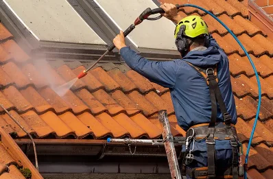 Démoussage et hydrofuge de toiture à Tagnon